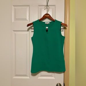 Calvin Klein Women's Sleeveless Keyhole Top size S